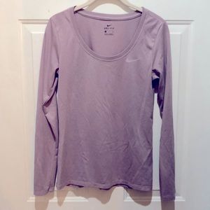 Nike Dri Fit Long Sleeve Workout Top